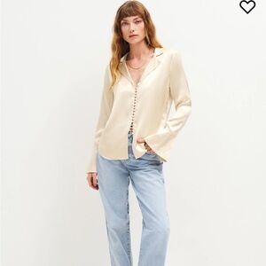 Reformation Silk Blouse